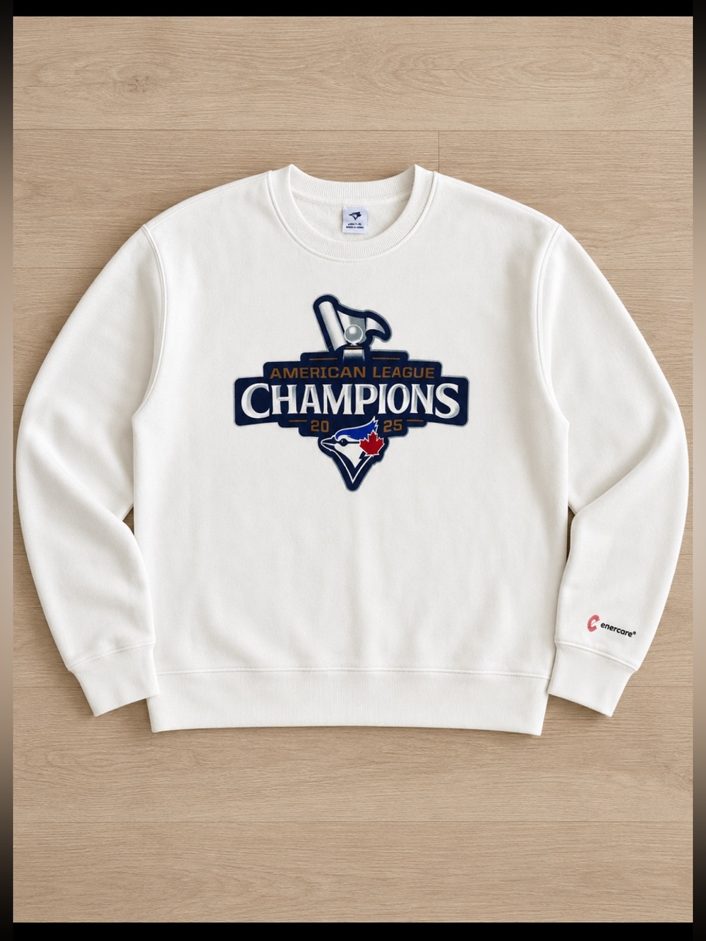 Toronto Blue Jays 2025 AL Champions Crewneck Sweater Stadium Giveaway 03.30.26